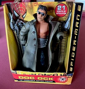 Vntge Spider-Man 2 Doc Ock 12" Poseable Action Figure 2004 NEW OLD STOCK In Box - Picture 1 of 5