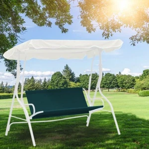 Grey/Green Garden Replacement Swing Chair Cover Waterproof Cover 2-3 Seat - Picture 1 of 10