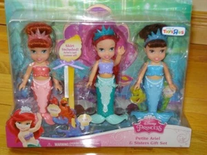Disney Princess Petite Ariel & Sisters Gift Set NIB - Picture 1 of 5