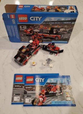 LEGO Town: City: Race: 60084 Bicicleta de Carreras Transportador Caja Completa Manuales  Foto 1 de 4