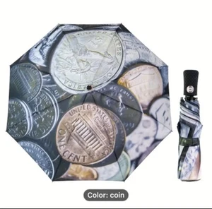Windproof Travel Umbrella Compact Light Automatic Strong and Portable 3 Styles - Picture 1 of 14