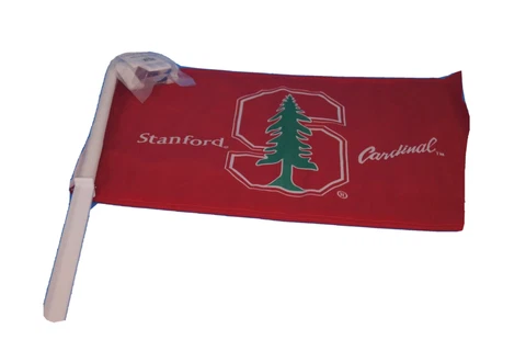 NCAA Stanford Cardinal Car Flag, 18 x 11, includes wall mount kit, NEW with tags Cover