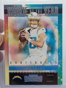 2020 Panini Justin Herbert 🔥 Rookie Of The Year Contenders #RY-JHE Chargers 