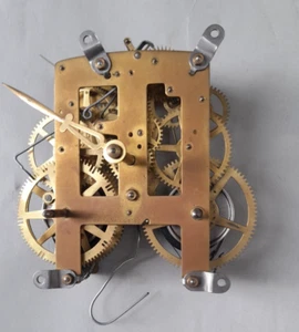 Vintage large Clock Brass Mechanical Movement from Watchmaker Restorer Workshop - Picture 1 of 9