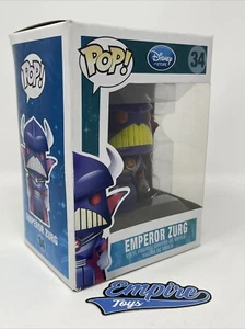 Emperor Zurg #34 Toy Story Disney Store Vaulted Funko Pop! Free Shipping Damaged - Picture 1 of 7