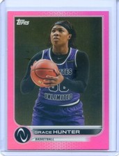 2023 Athletes Unlimited GRACE HUNTER #121 AU MOTHER'S DAY HOT PINK FOIL /50