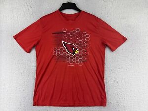 Arizona Cardinals Shirt Boys Extra Large Red Technology Themed Logo Short Sleeve