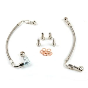 4AN Oil Feed Line For AUDI RS4 S4 A6 2.7L Twin Turbo K04-025 & K04-026 - Picture 1 of 4