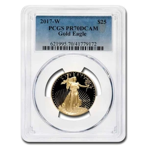2017-W 1/2 oz American Gold Eagle PR-70 PCGS - Picture 1 of 3