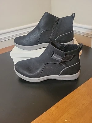 Cloudsteppers by Clarks Adella Cove Botines Textiles Negros Para Mujer Talla 10W Foto 1 de 4
