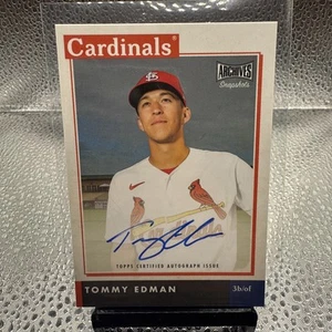 2020 Topps Archives Tommy Edman Auto NLCS MVP - Picture 1 of 13
