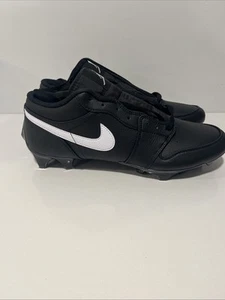 Nike Air Jordan 1 Low TD Black White Football Cleats FJ6245-001 Men’s Size 13 - Picture 1 of 12