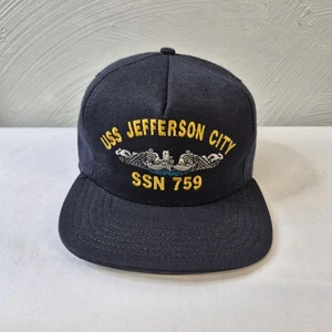 Gorra de bola USS Jefferson City SSN-759 submarino marina veterinario submarino en muy buena condición - Imagen 1 de 6