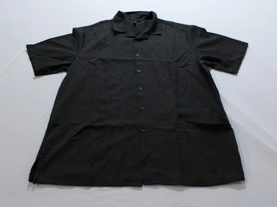 Design Collective By Cintas Men's Short Sleeve Button Down Shirt BL1 Grey Large - Image 1 of 3