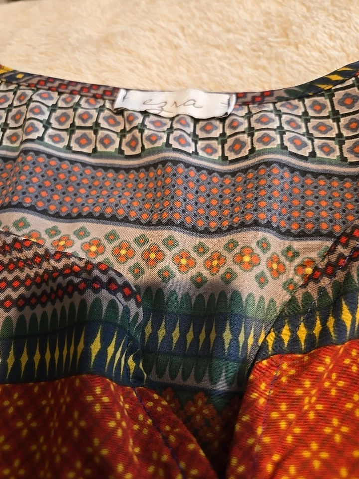 Blusa Ezar Poliéster Talla 3XL Media Manga Cuello en V Foto 1 de 4