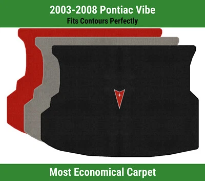 Alfombra de cubierta Lloyd Velourtex para Pontiac Vibe 2003-2008 con logotipo de emblema Pontiac Foto 1 de 4