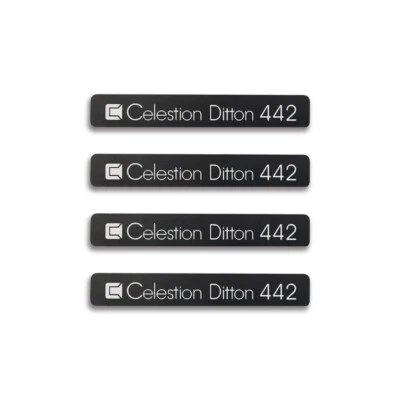 Emblema insignia logotipo altavoz Celestion Ditton 442 personalizado 75 mm (2,95") X 11 mm (0,43") Foto 1 de 4