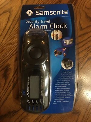 Samsonite Personal Security System & Travel Alarm Clock All in One! A6 - Image 1 of 4