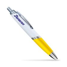 DONOVAN - Yellow Ballpoint Pen Calligraphy Violet  #202504