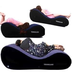 NEU Tragbar Liebesposition Arbeitssparend Sitzen Aufblasbar Schlafsofa Yoga Chaiselongue - Bild 1 von 24