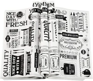 Wax Paper Sheets Deli Newsprint Food Basket Liners Sandwich Wrapping Paper... - Picture 1 of 7
