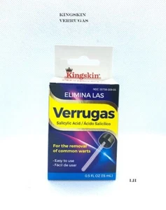 Kingskin  Skin Wart Removal  -Elimina las Verrugas 0.5 oz - Picture 1 of 4