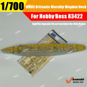 1/700 HMHS Britannic Warship Wooden Deck Detail-up Kit for Hobby Boss 83422 - Picture 1 of 7