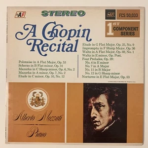 A Chopin Recital Alberto Mozzati Piano Vinyl LP Record Audio Fidelity FCS 50033 - Picture 1 of 6