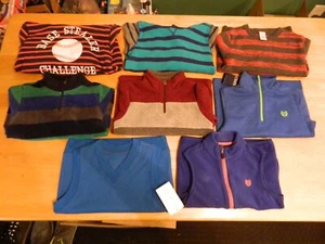 Lot of 8 Youth Boys Pullovers, Hoodies, Vests & Sweater Size 5t/5-6 - Picture 1 of 8
