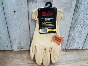 Kinco 98 Arbeitshandschuhe Rindsleder ungefütterter Fahrer Farm Construct-S, M, L, XL, XXL - Bild 1 von 14