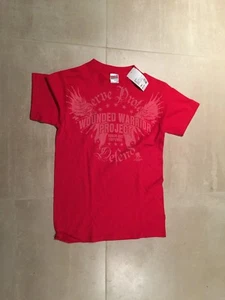 WOUNDED WARRIOR PROJECT TSHIRT,NOS,SMALL,RED,100% cotton - Picture 1 of 3