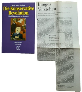 Sieferle Die Konservative Revolution Fünf biographische Skizzen Erstausgabe 1995 - Bild 1 von 7