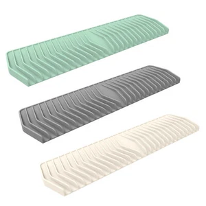 Faucet Splash Guard Silicone Sink Drip Water Pad Mat Drying Tray Bath Kitchen - Picture 1 of 15
