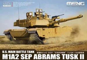 MENG 72-003 1/72 U.S.Main Battle Tank M1A2 SEP Abrams TUSK II Assemble model kit - Picture 1 of 6