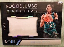 2022-23 Panini Black Jaden Ivey RC Rookie Jumbo Materials /99 Jersey Patch