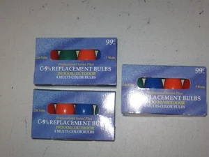 C-9 1/4 Replacement Bulbs 4 Pack - Professional Series Plus - MULTI COLOR - Picture 1 of 2