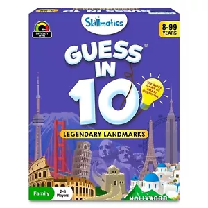 Skillmatics Card Game - Guess in 10 Legendary Landmarks, Educational Travel Toys - Picture 1 of 6
