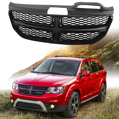 Fit For Dodge Journey 2011-2020 Front Upper Bumper Black Grille Foto 1 de 4