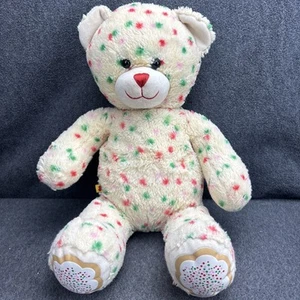 BUILD A BEAR Weihnachten Zuckerkeks Plüsch Streusel Holiday Dots rot grün Teddy - Bild 1 von 9