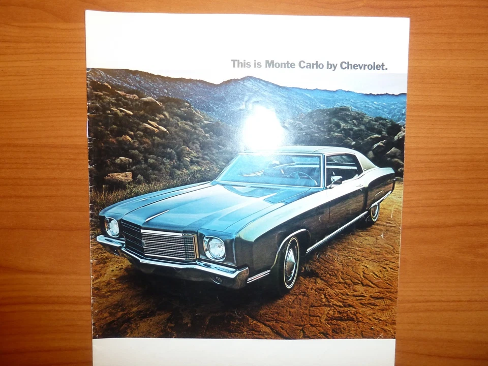 Chevrolet Monte Carlo 1970 folleto de ventas Foto 1 de 1