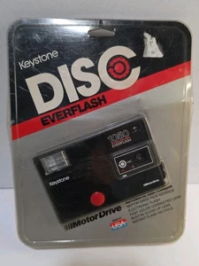 Vintage Keystone 1050 Everflash Disc Camera NOS Sealed Motor Drive USA - Picture 1 of 6