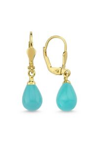 Ohrringe Gold Earrings Ermusgold EIN01631- 14K 585 bestes Geschenk