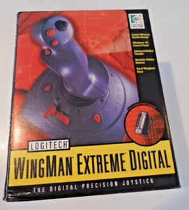 Logitech Wingman Extreme Digital Flight Simulator Joystick 15-pin game port NOS - Picture 1 of 10