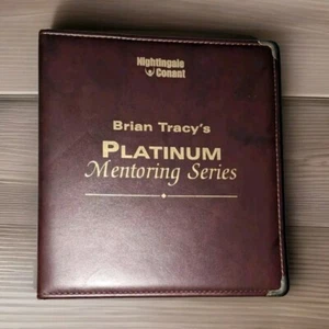 RARE VINTAGE BRIAN TRACY'S PLATINUM MENTORING SERIES BINDER NIGHTINGALE CONANT - Picture 1 of 5
