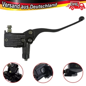 Bremspumpe Bremszylinder Bremshebel Für-Roller Motorrad Schwarz Rechts 22MM DE - Bild 1 von 16
