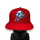 Kannapolis Cannon Ballers New Era 59Fifty Size 7 3/8 MiLB Fitted Hat Red Rare