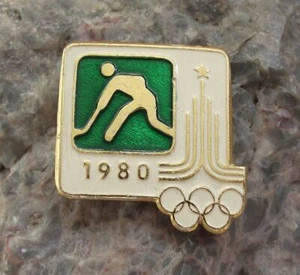 1980 Moscow Russia Summer Olympic Games Field Hockey Match Event Pin Badge - Picture 1 of 4