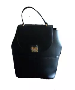 Calvin Klein Backpack Top Handle Flap Back Backpack Black new - Picture 1 of 7