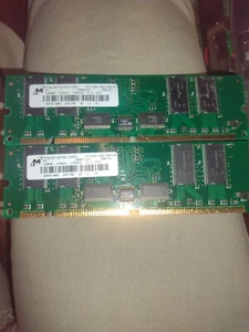 2 Micron MT9LSDT1672G-133E1 PC132R-333-542-A1 Memory 128MB SYNCH 133MHz CL3 ECC - Picture 1 of 3