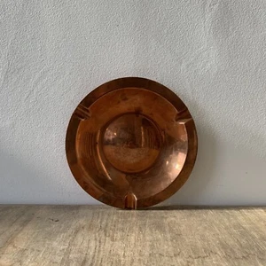 Vintage Rhodesia Copper Product Round Ashtray Rustic Display Decor Dish - Picture 1 of 12